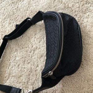 Black Coach Fanny Pack